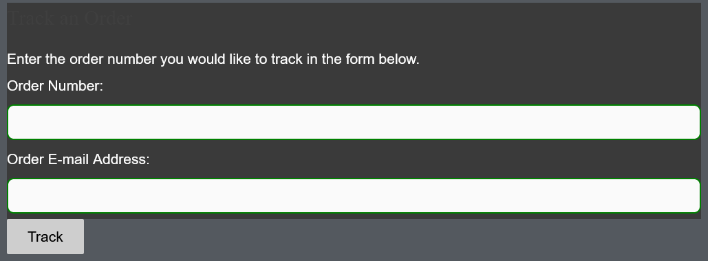 Track my certification form